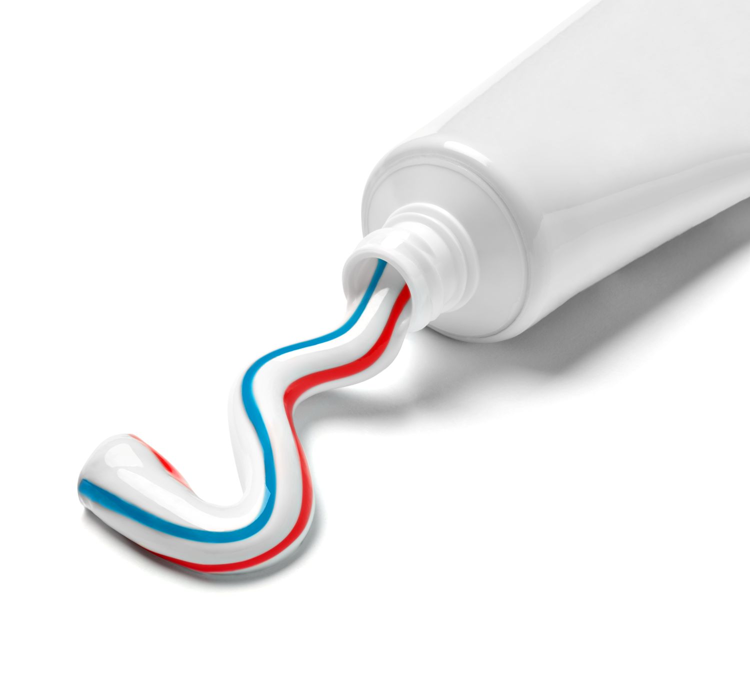 toothpaste coming out of tube